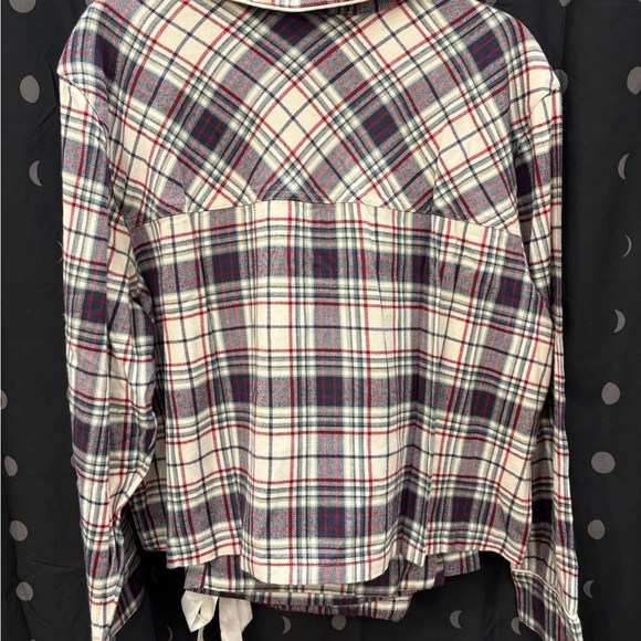 Abercrombie & Fitch Plaid Pajama Set - Red, Blue, White - Picture 2 of 4